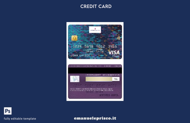 stile verificato modello di carta classica per visto bancario Liechtenstein Neue